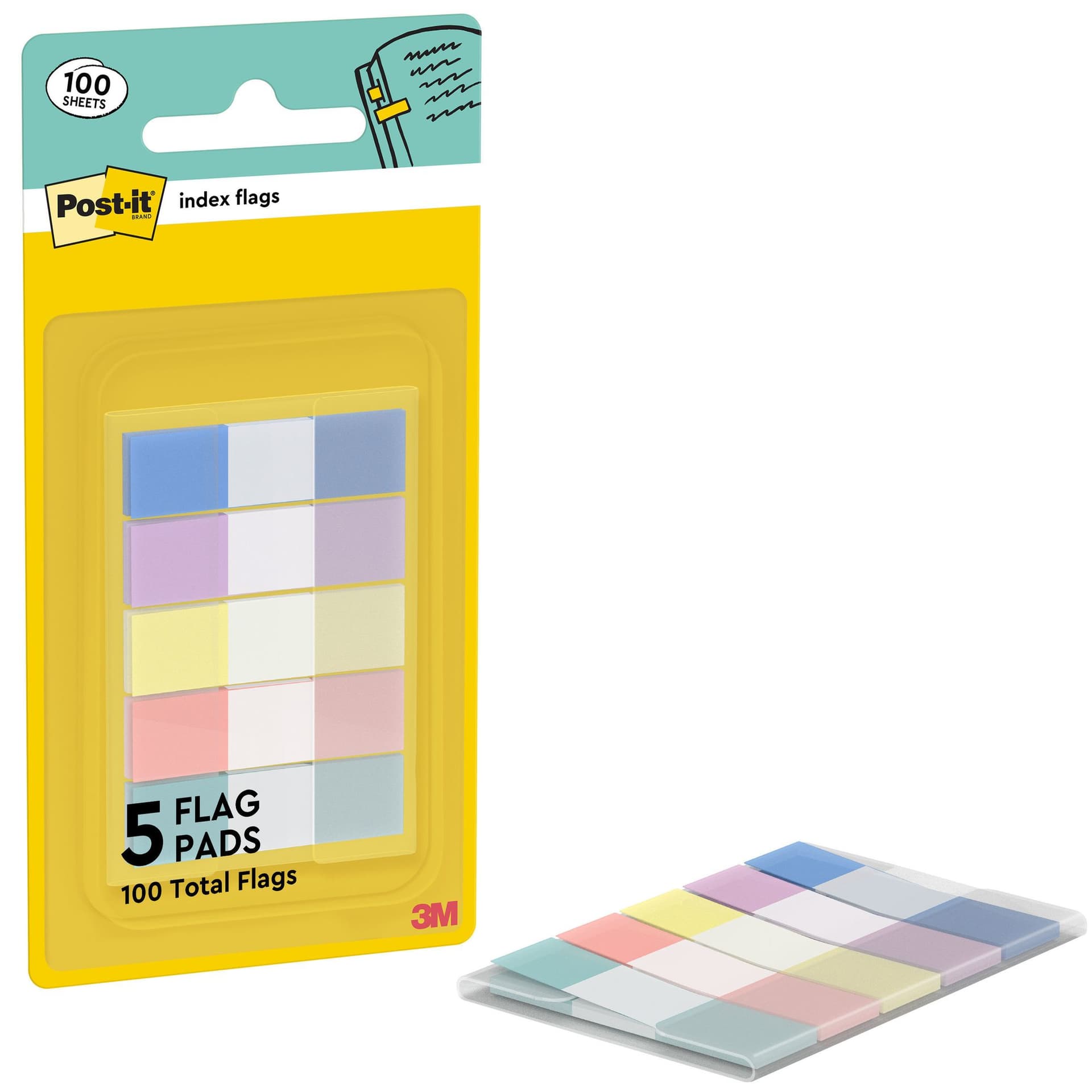Indextabs Post-it 683-5PASTEL 11,9x43,2mm small 100 tabs 3