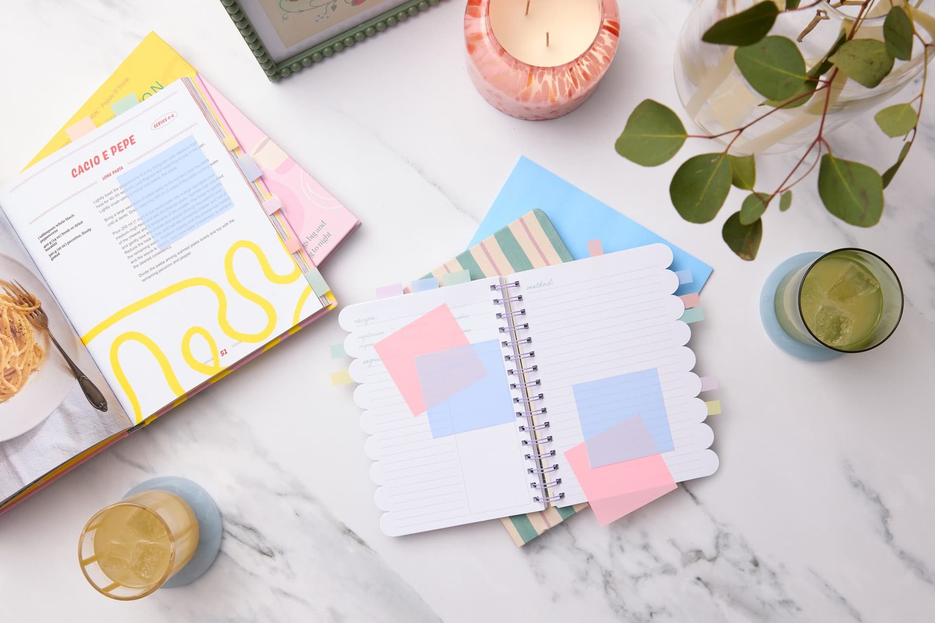 Memoblok Post-it 3M 73x73mm Transparant roze 7