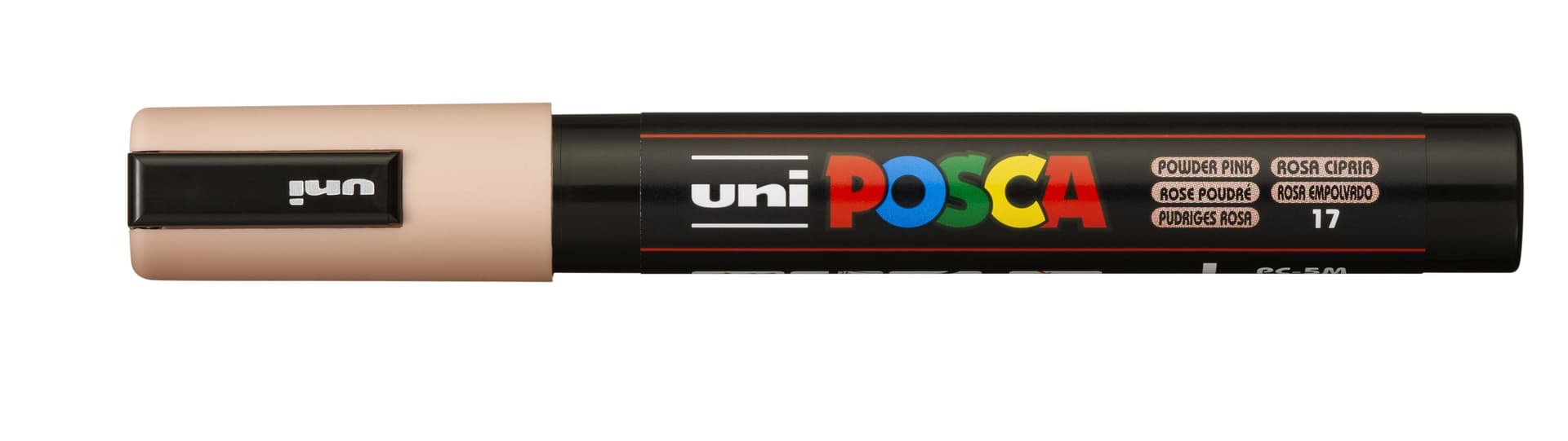 Paintmarker Uni POSCA PC5M medium poederig roze 2