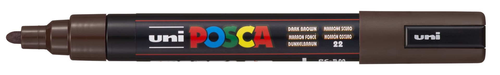 Paintmarker Uni POSCA PC5M medium donkerbruin