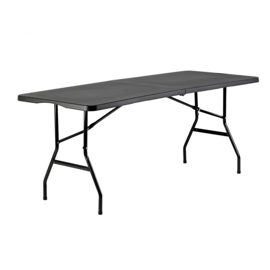Vouwtafel BRASQ 180x70x74cm FT180 zwart