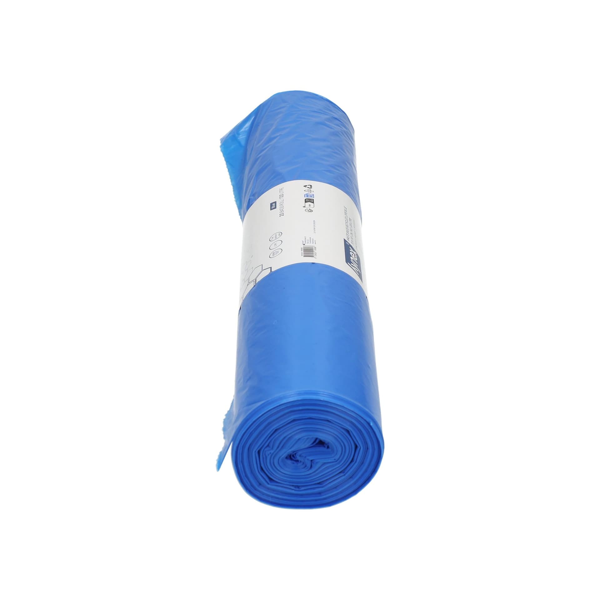 Afvalzak Hynex 70x110cm LDPE recycled T40 120L blauw rol à 20 stuks 3