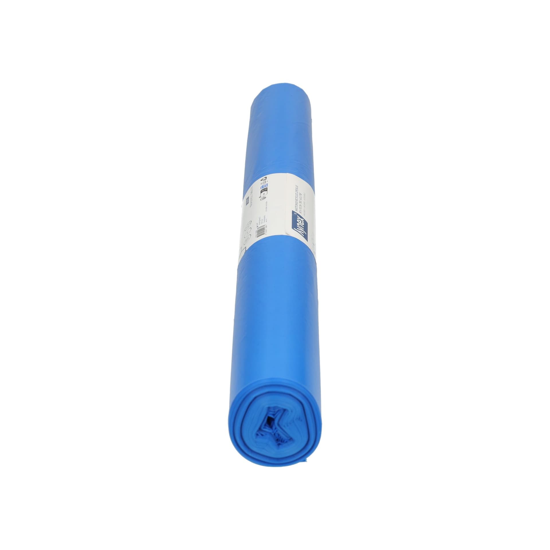 Afvalzak Hynex 90x110cm LDPE recycled T80 140L blauw rol à 10 stuks 3