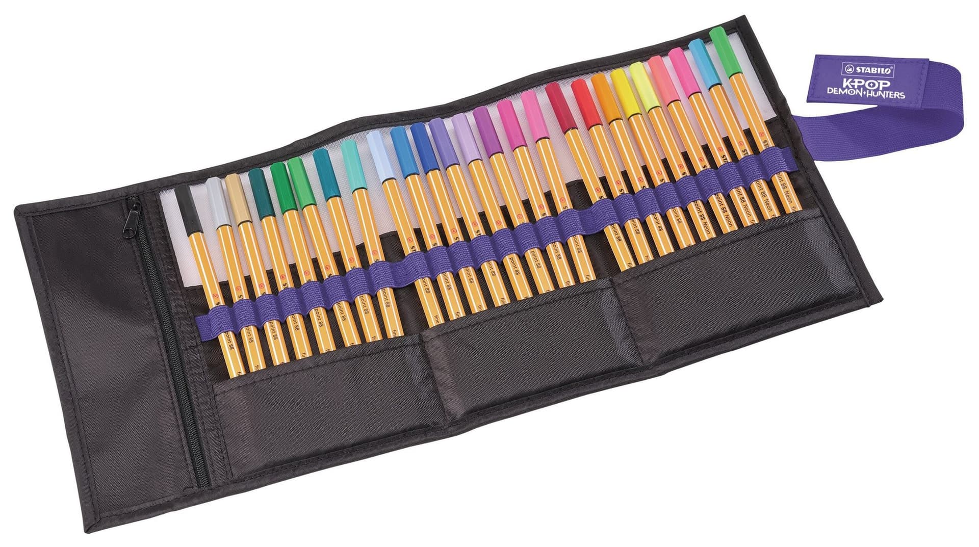 Fineliner STABILO point 88 rollerset charm K-Pop assorti 25 stuks 4