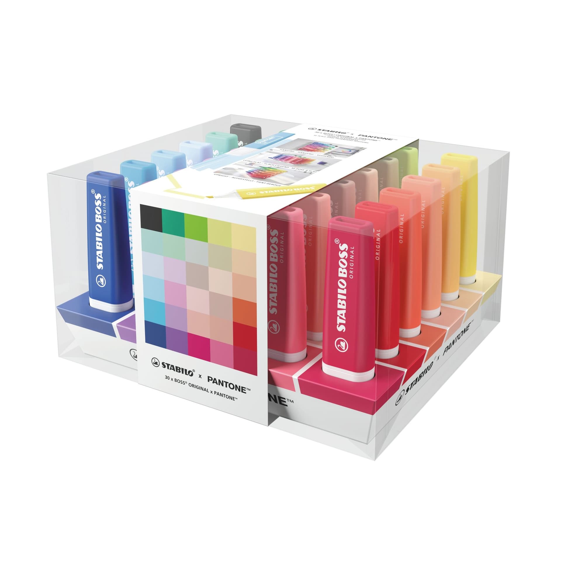 Markeerstift STABILO BOSS  -  Pantone assorti 30 stuks