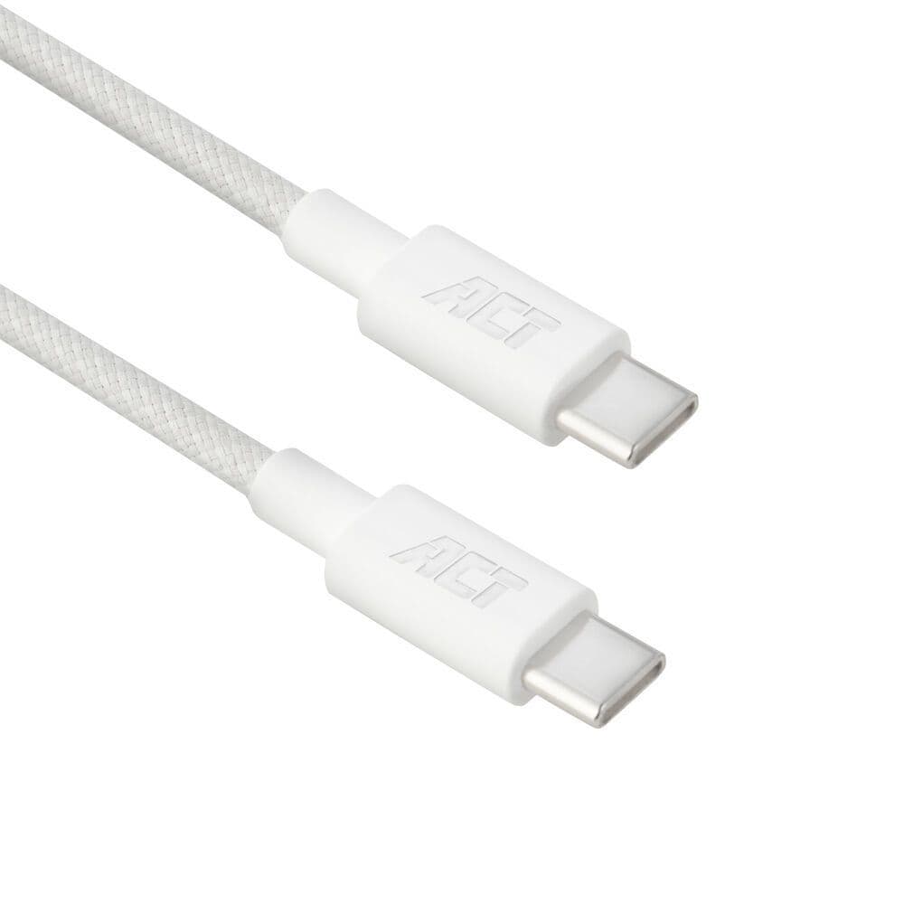 Kabel ACT 2.0 USB-C 60W 1 meter wit 2