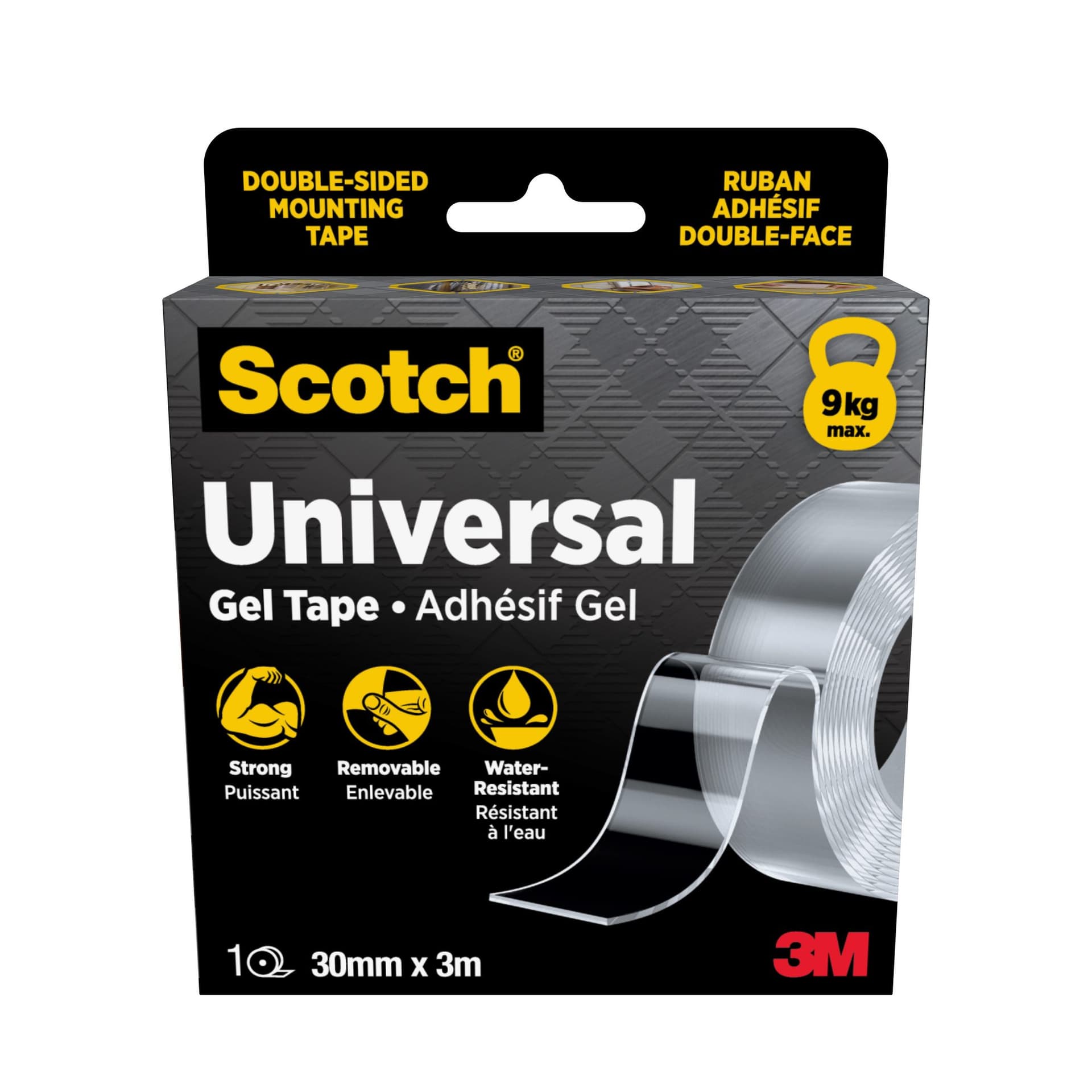 Montagetape Scotch universele dubbelzijdig geltape 3mx30mm transparant 2