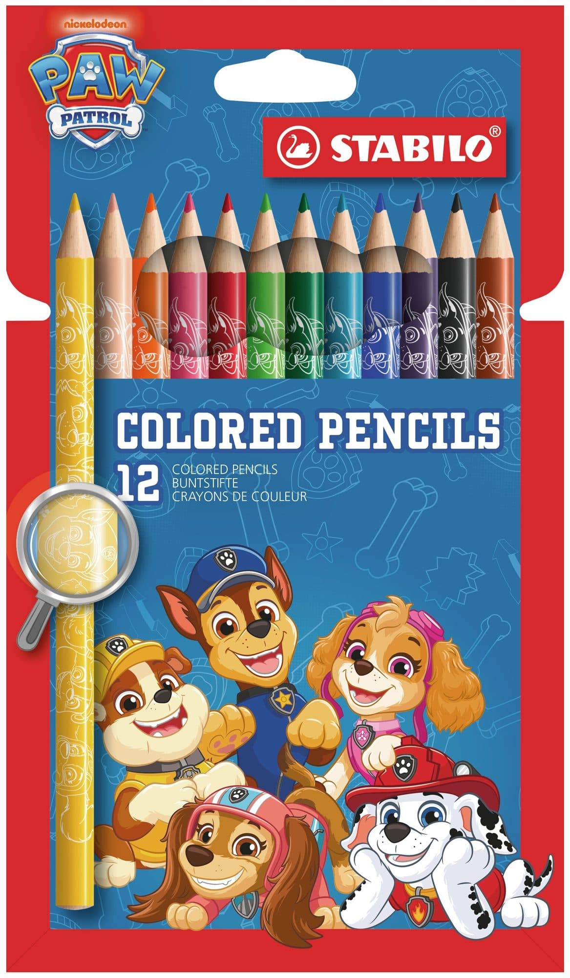 Kleurpotloden STABILO  PAW Patrol 12st