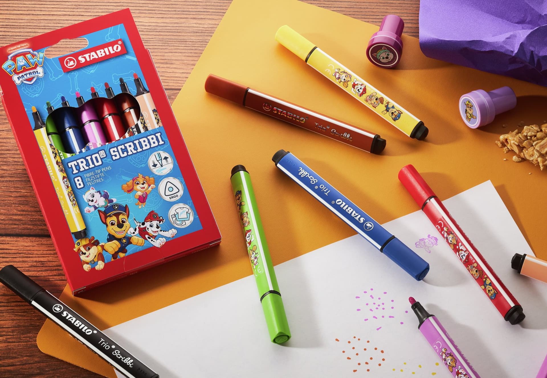 Viltstift STABILO Trio Scribbi  PAW Patrol 8st 4