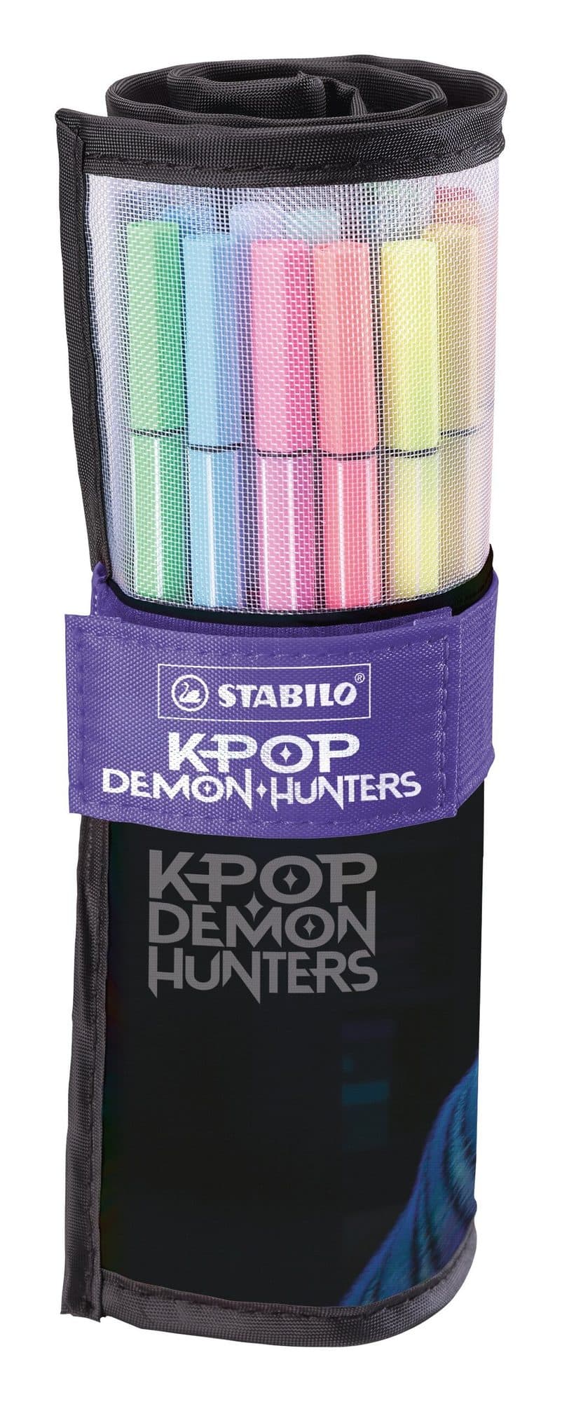 Viltstift STABILO Pen 68 K-Pop rollerset Demon Hunters assorti 25st 2