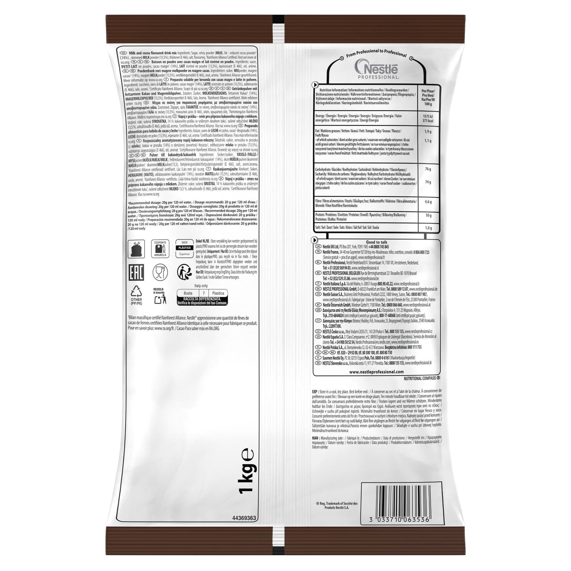 Cacaomix Nestle 1 kilogram 3