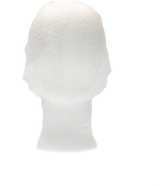 Haarnet CMT bouffant non-woven XL 58cm PP wit 100 stuks 3