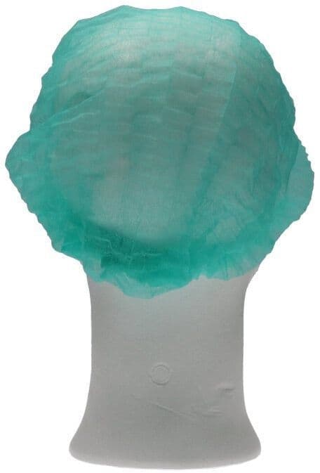Haarnet CMT clip non-woven L 53cm PP groen 100 stuks 3