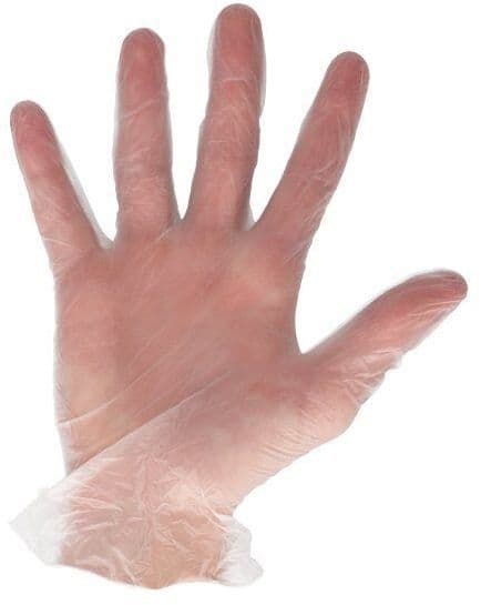 Handschoen CMT XL vinyl poedervrij wit 100 stuks 2
