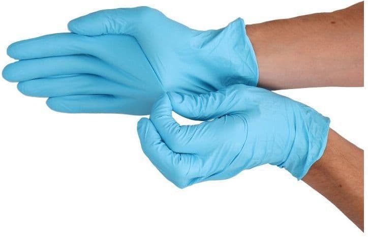 Handschoen CMT XL soft nitril blauw 100 stuks 5