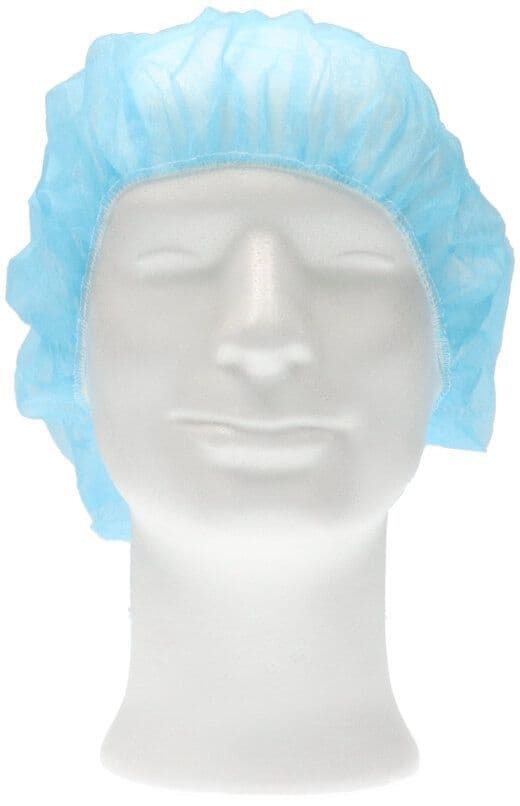 Haarnet CMT bouffant non-woven XL 58cm PP blauw 100 stuks 2