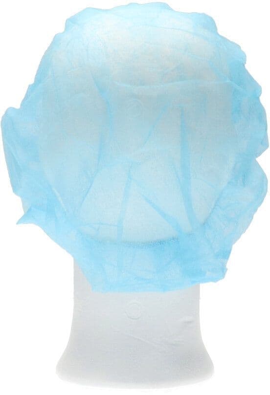Haarnet CMT bouffant non-woven XL 58cm PP blauw 100 stuks 3