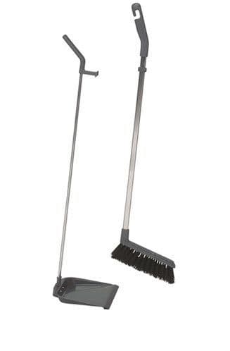 Stofblikset Vikan ErgoClean met veger  900mm grijs 4
