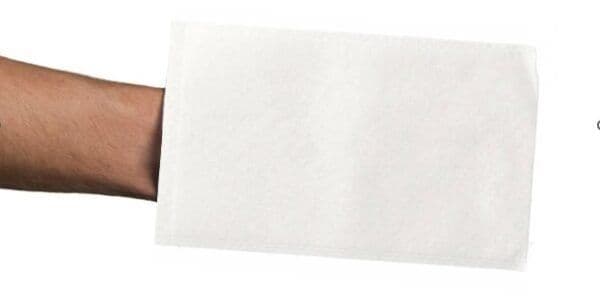 Washand CMT Molton Non woven droog wit