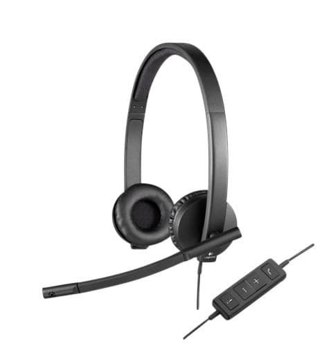 Headset Logitech H570E On-ear zwart