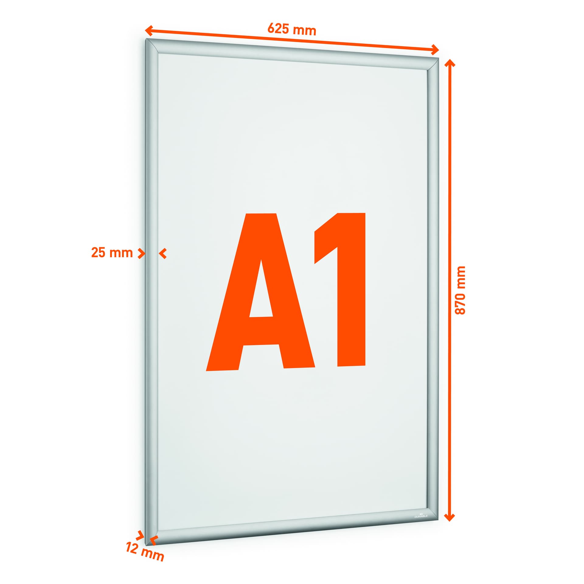 Kliklijst Durable aluminium A1 outdoor 2