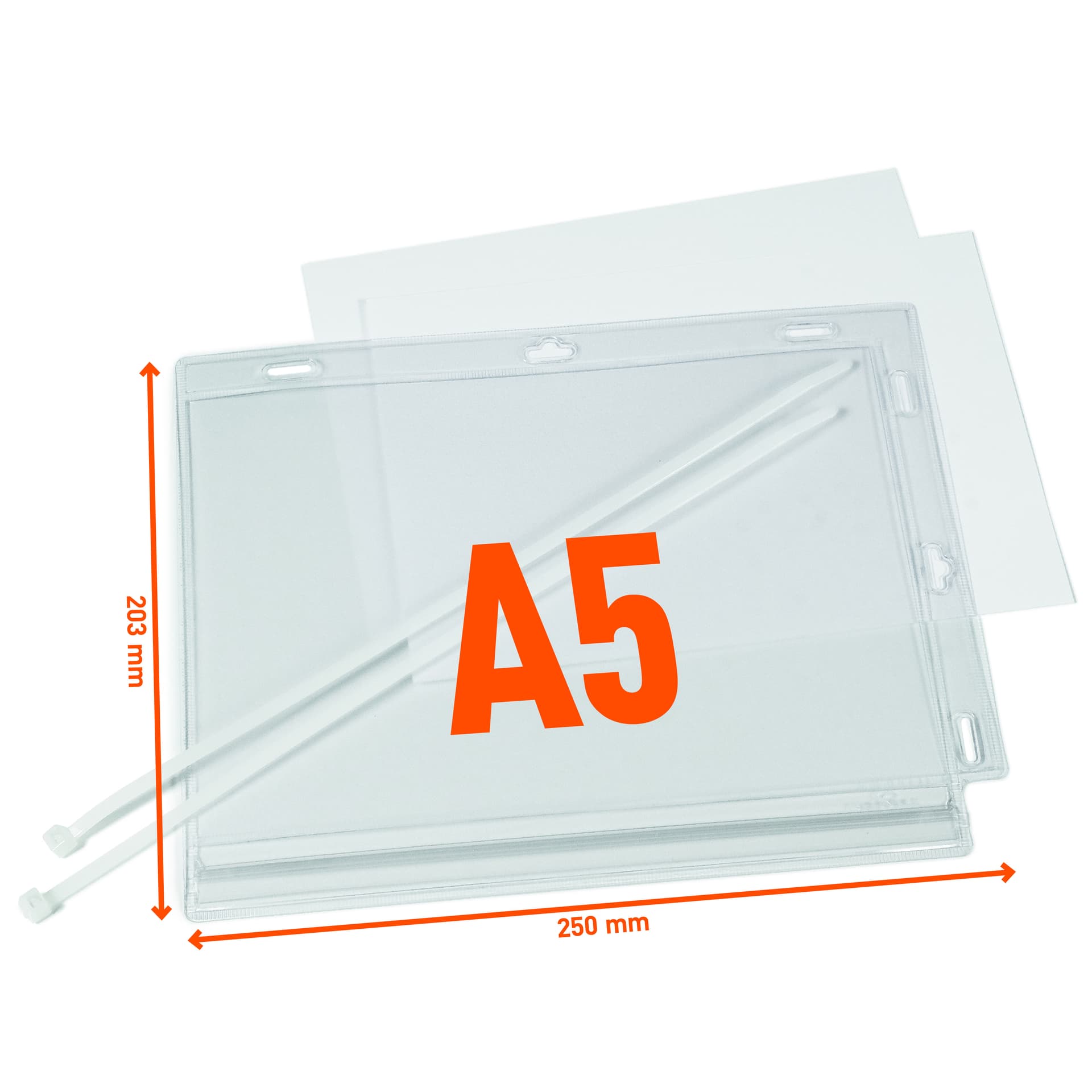 Infohoes Durable waterbestendig A5 met kabelbinders 2