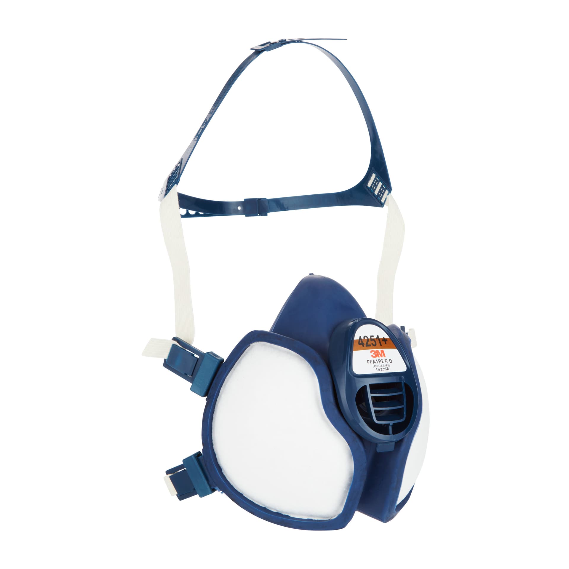 Mondmasker 3M met geïntegreerde filters 4251+, A1P2 organische dampen 4