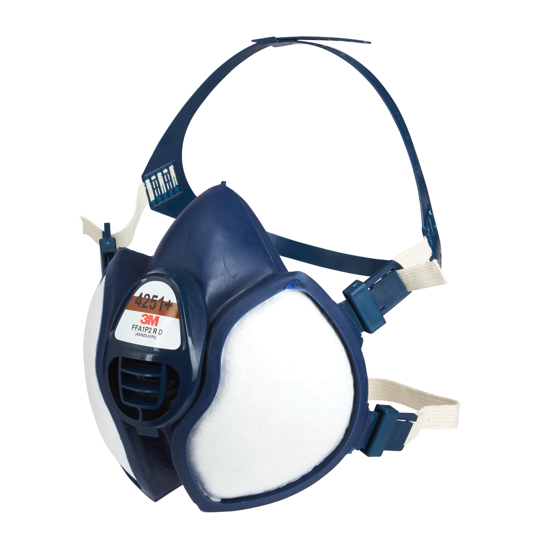 Mondmasker 3M met geïntegreerde filters 4251+, A1P2 organische dampen 5