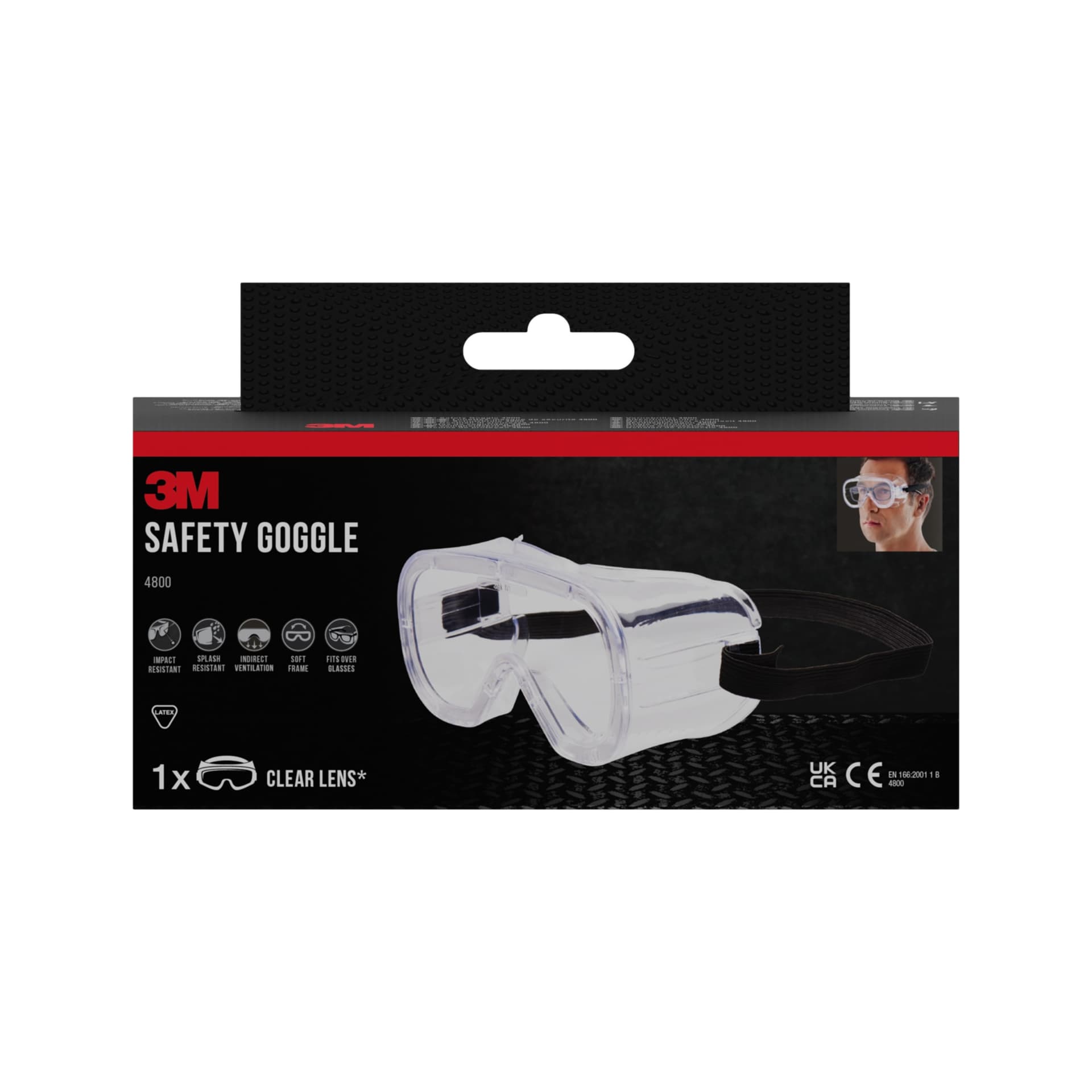 Ruimzichtbril 3M classic 4800 heldere lens