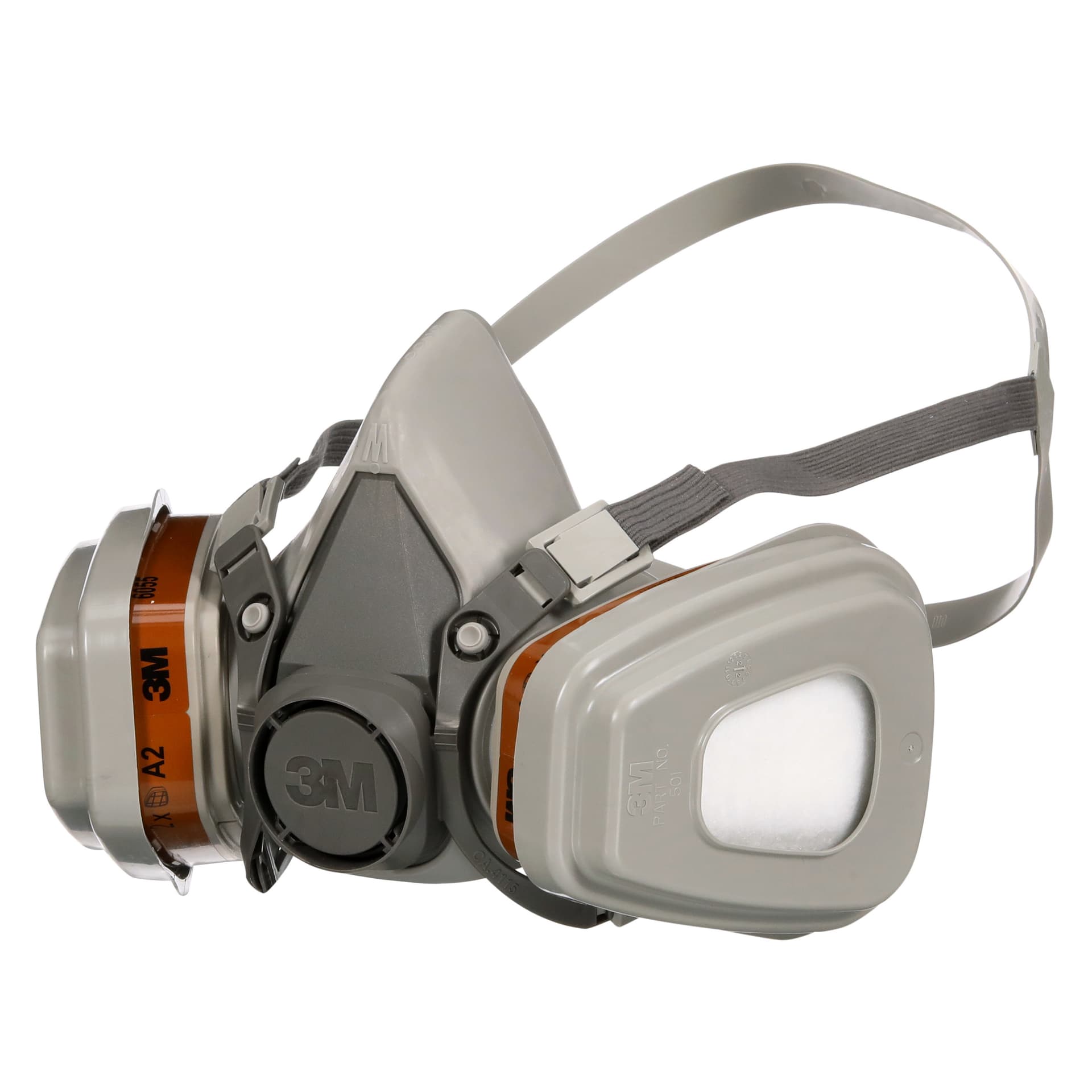 Mondmasker 3M met vervangbare filters 6002KIT-1, A2P2 organische dampen 3