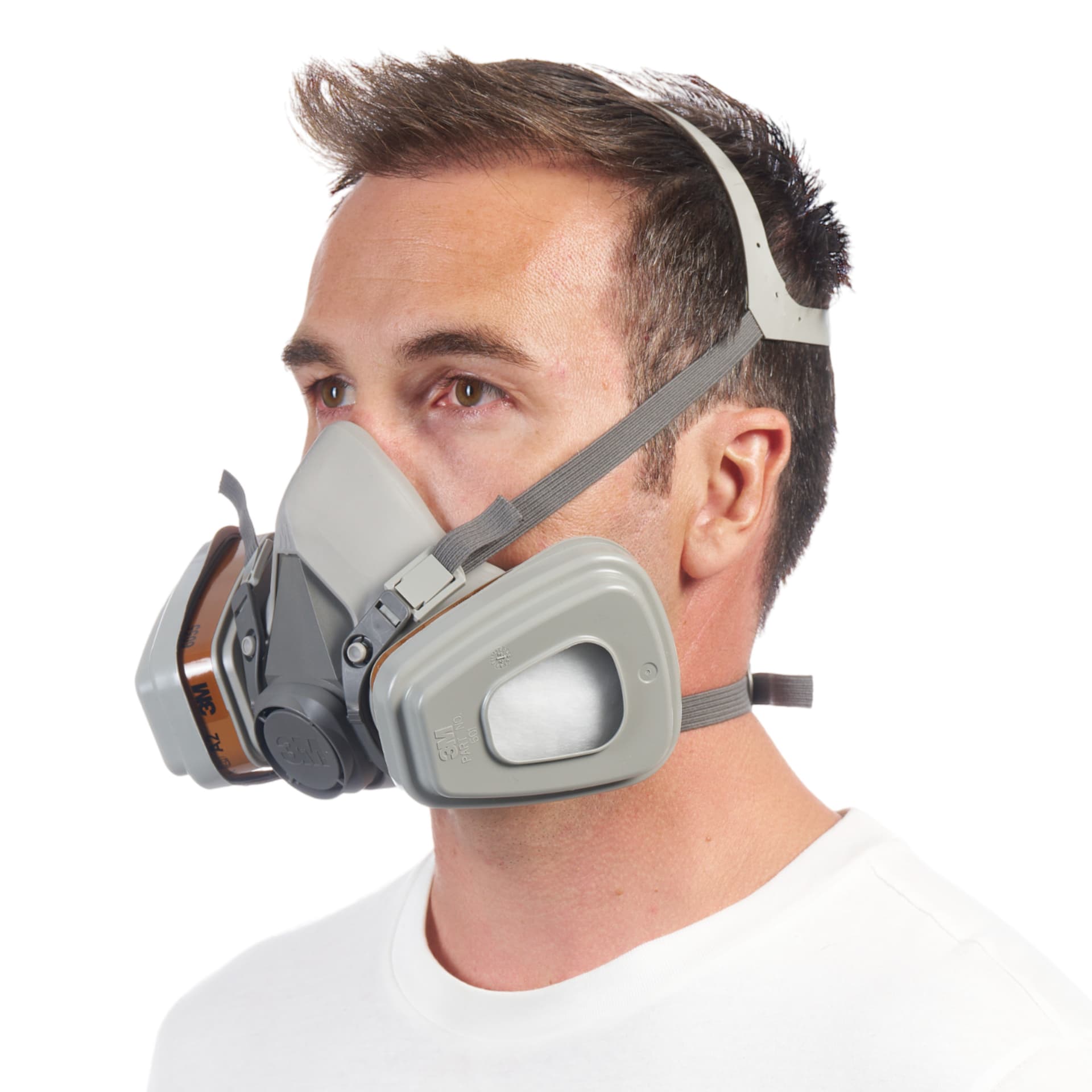Mondmasker 3M met vervangbare filters 6002KIT-1, A2P2 organische dampen 7