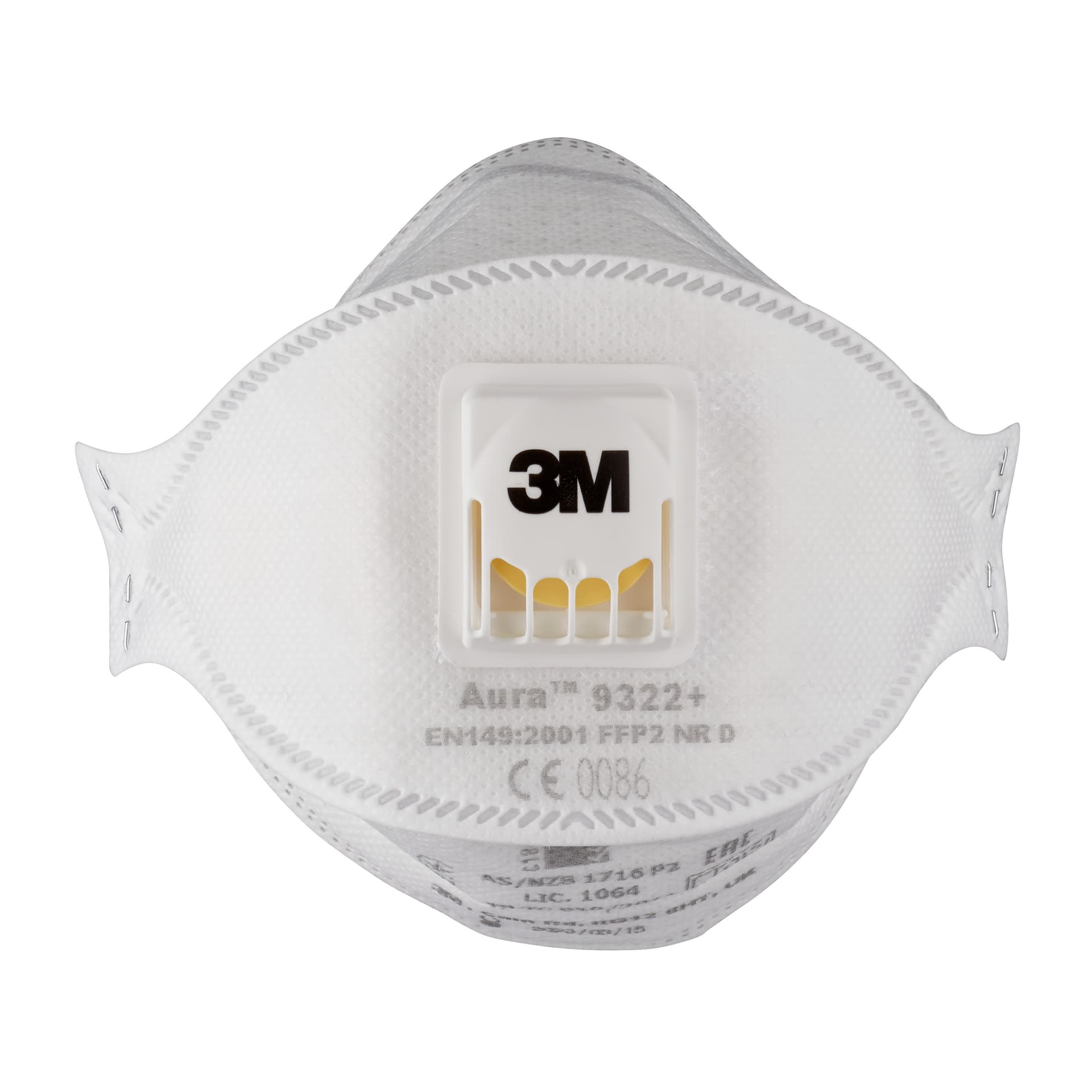 Stofmasker 3M Aura voor schuren 9322 FFP2 met ventiel 10 stuks 3