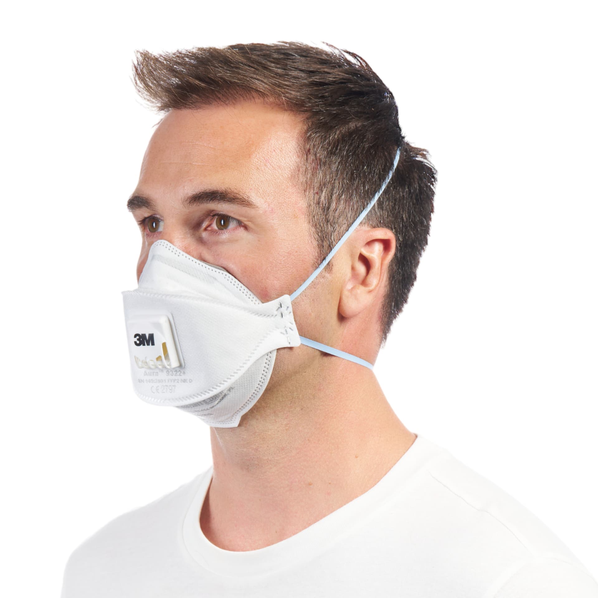Stofmasker 3M Aura voor schuren 9322 FFP2 met ventiel 10 stuks 4