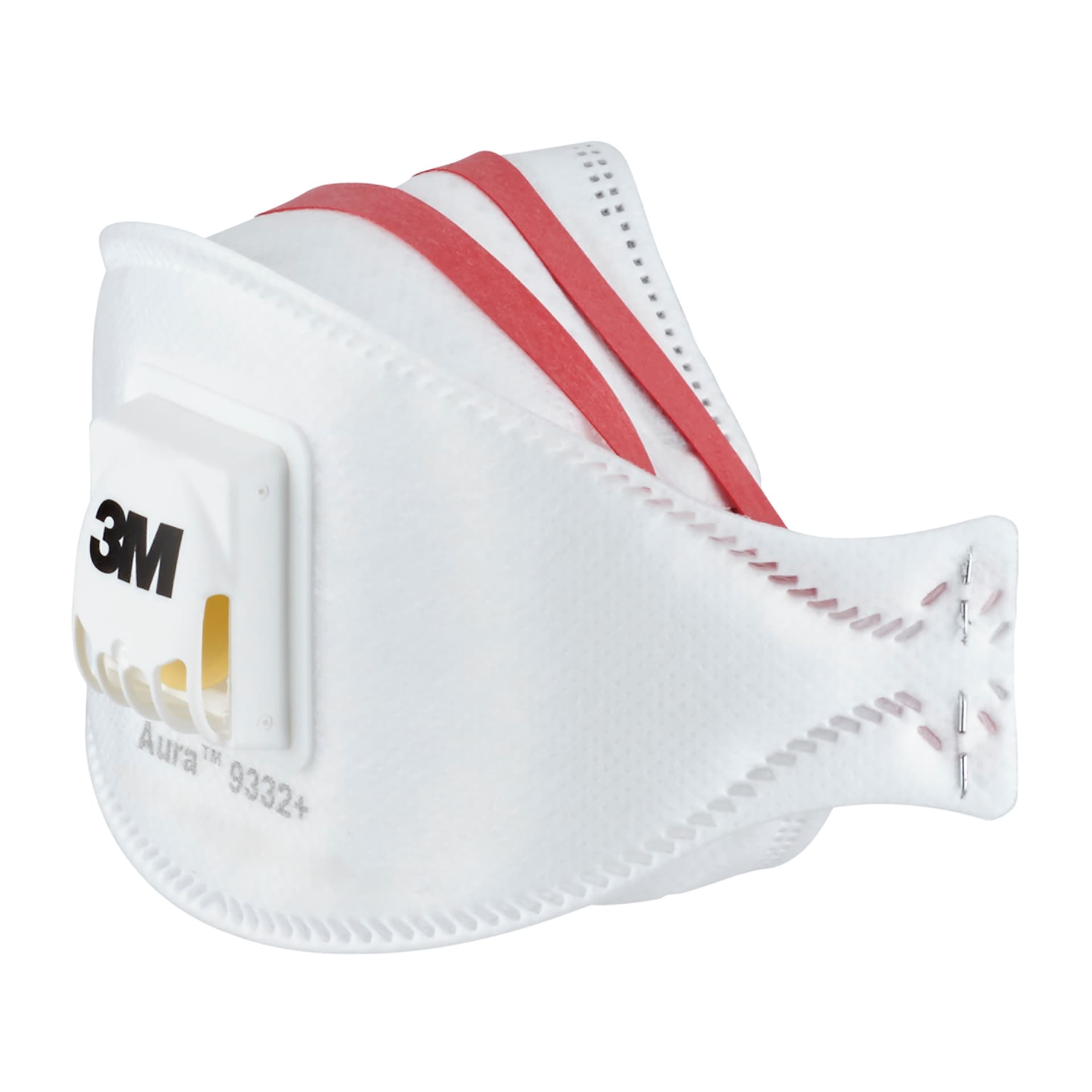 Stofmasker 3M Aura Comfort Cool Flow 9332 FFP3 met ventiel 2 stuks 4