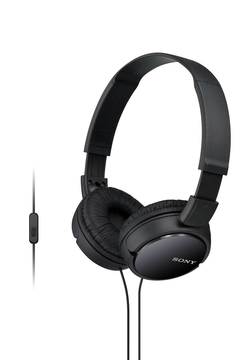 Koptelefoon Sony ZX110AP bedraad 3.5mm jack over ear zwart 2