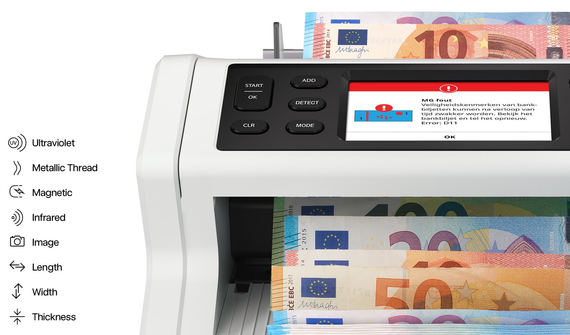 Biljettelmachine Safescan 2485-SC 3