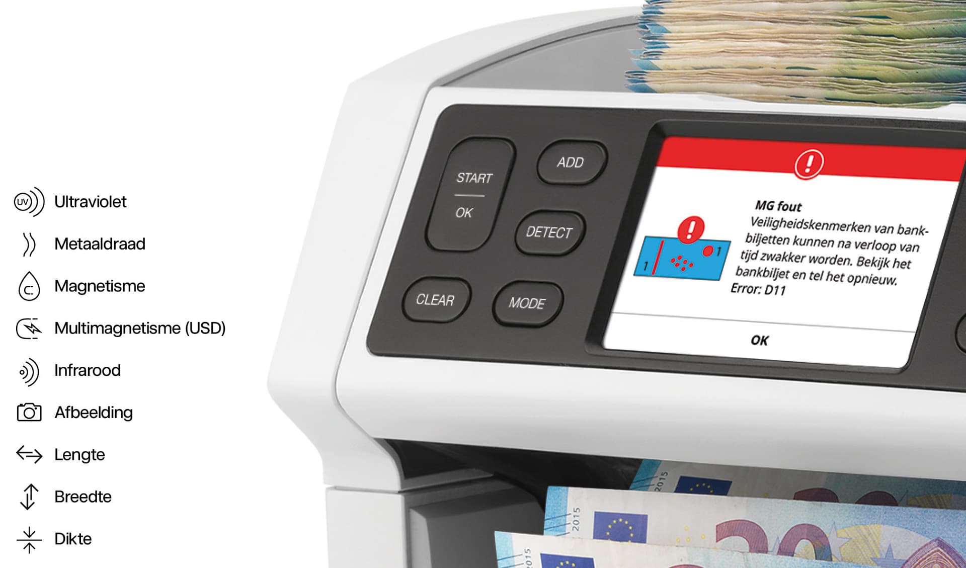 Biljettelmachine Safescan 2865-SC 3