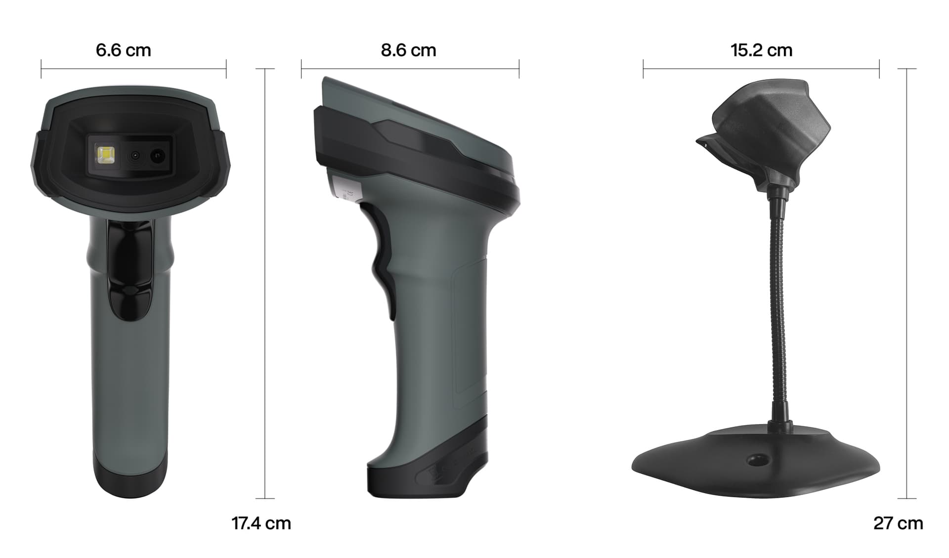 Barcodescanner Safescan 330-W bedraad + standaard 2