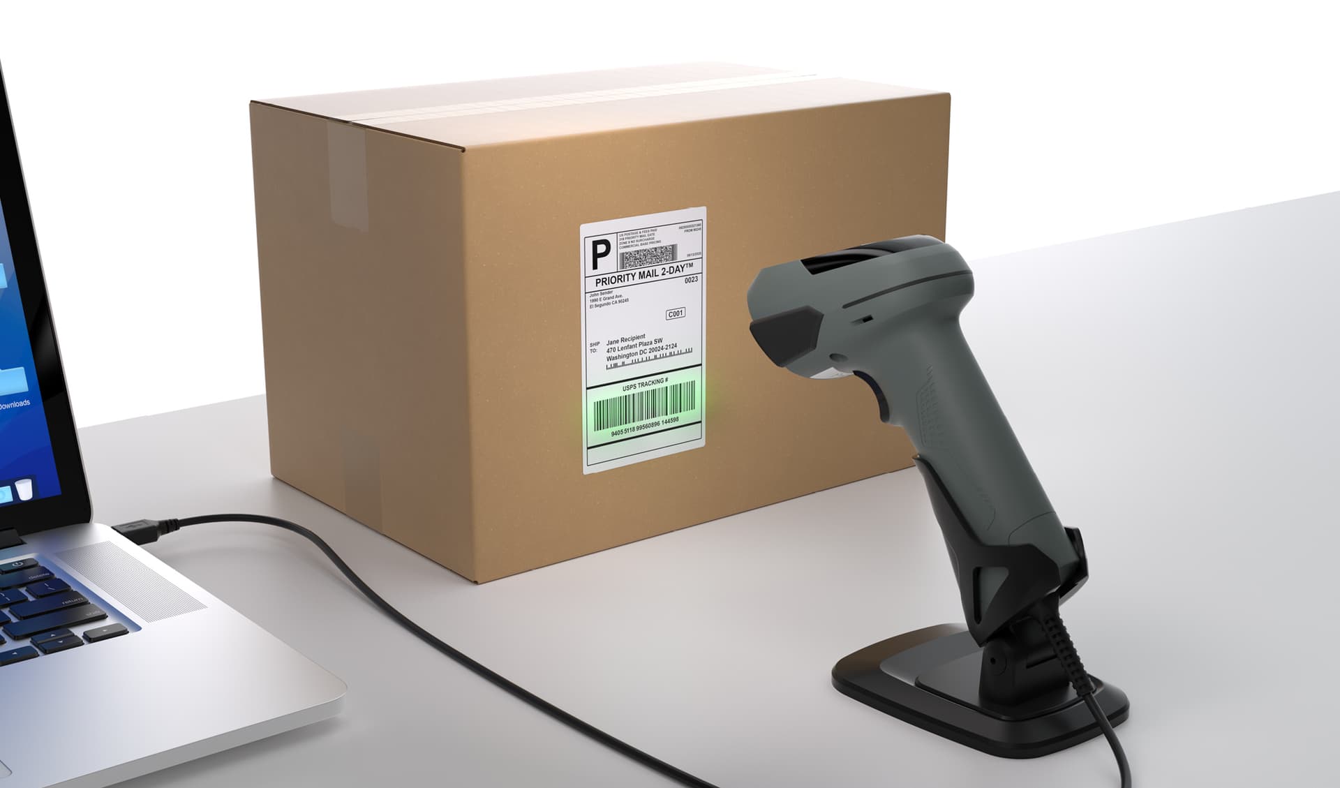 Barcodescanner Safescan 310-W bedraad 4