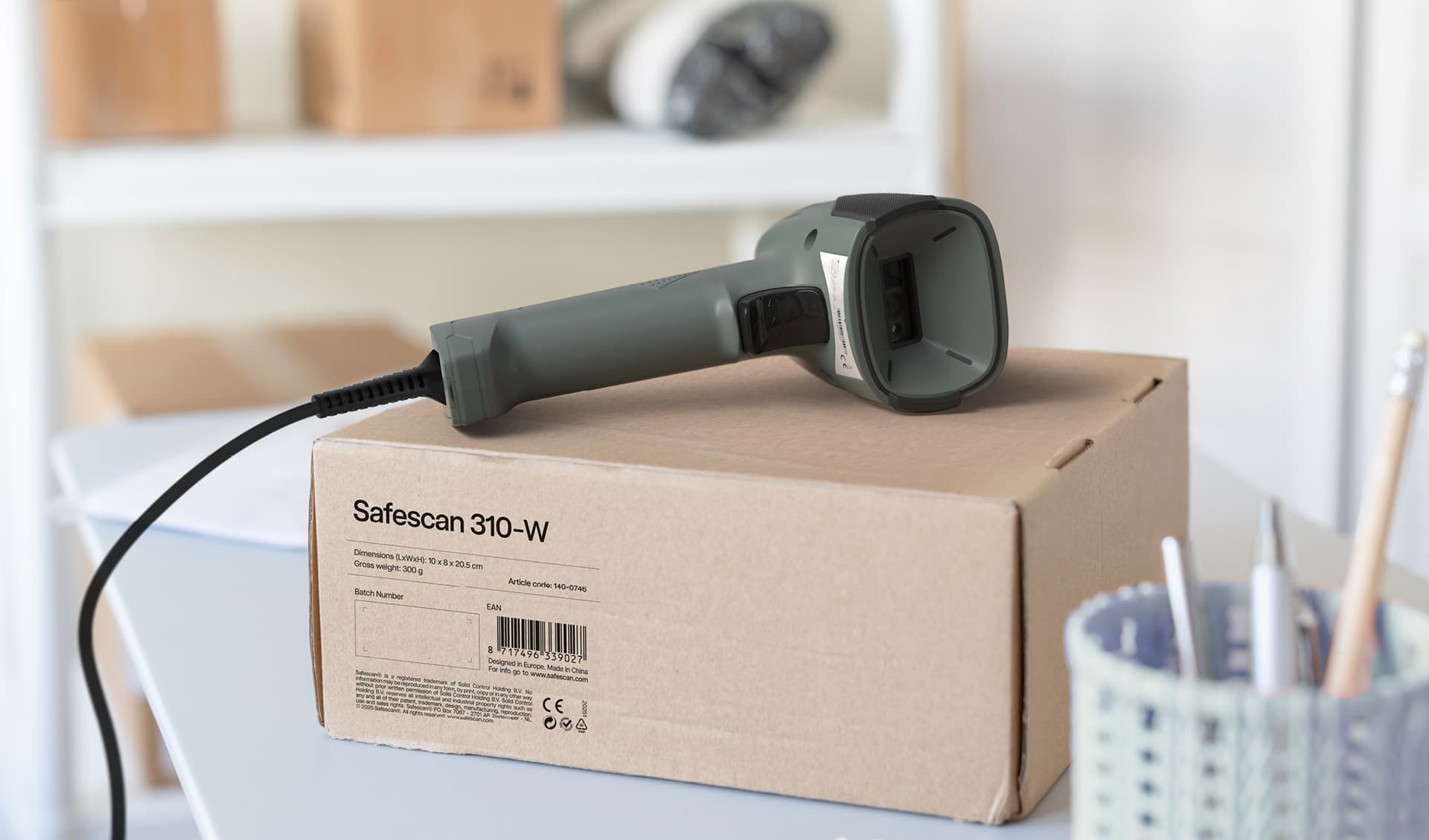 Barcodescanner Safescan 310-W bedraad 5