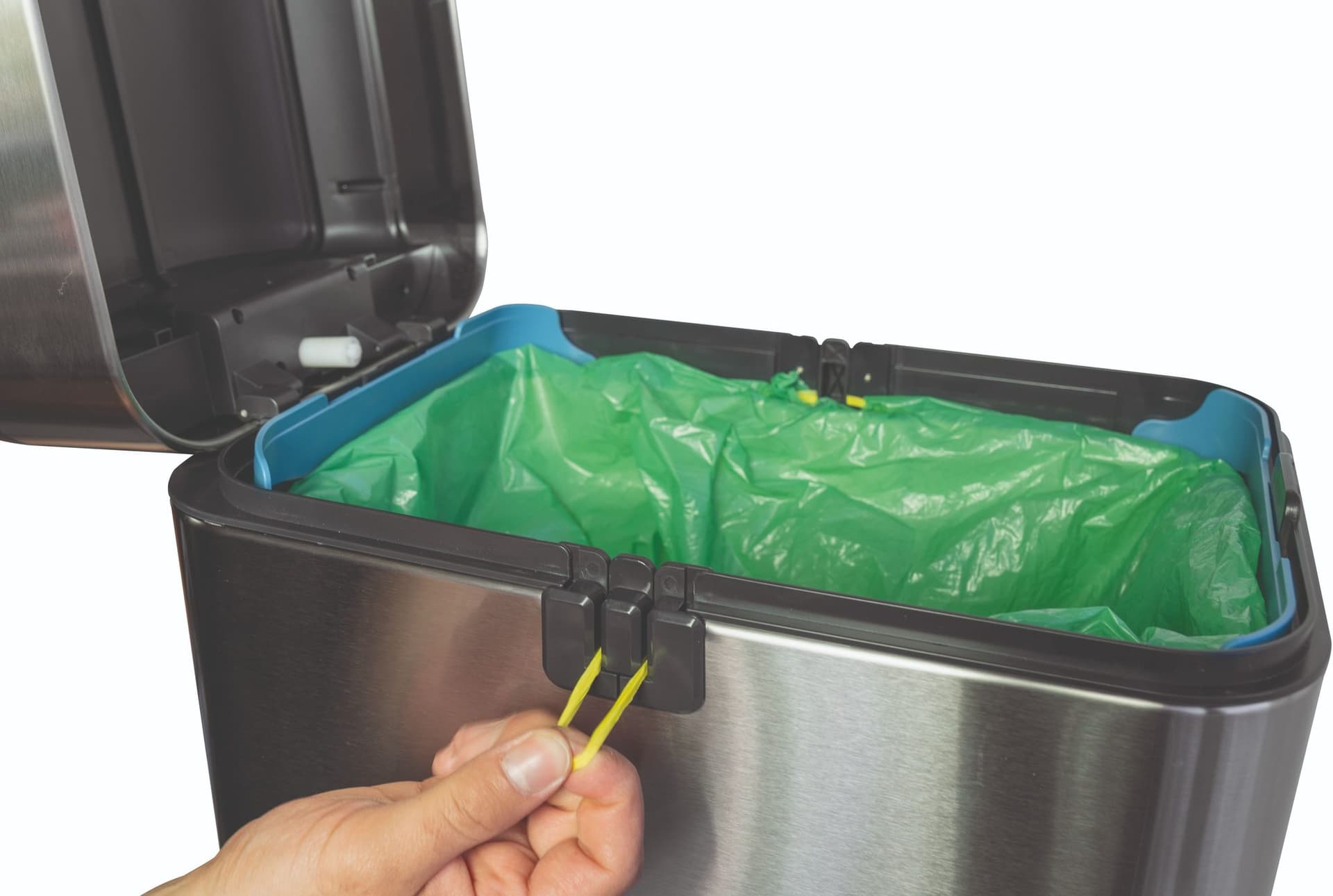 Pedaalemmer MAUL Wing 40 liter met vlinderdeksel rvs 3