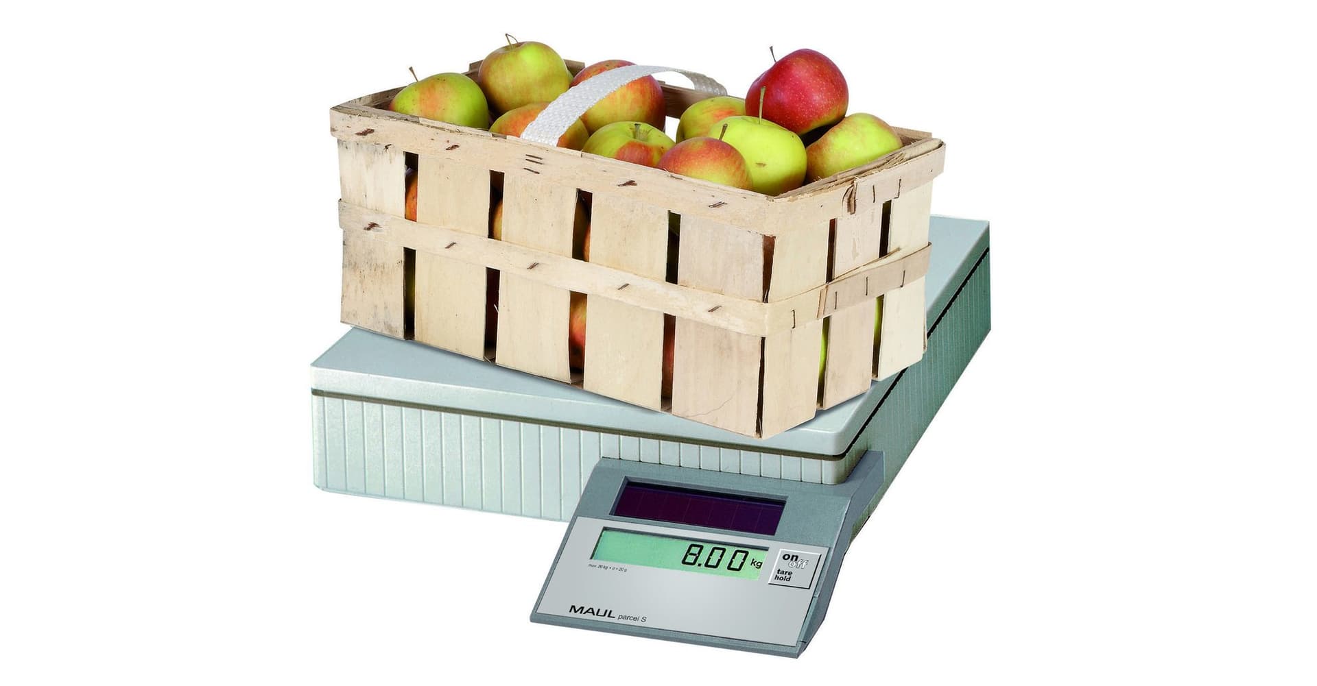 Pakketweger MAUL Parcel S weegplateau 30x30cm solar 50 kg 5