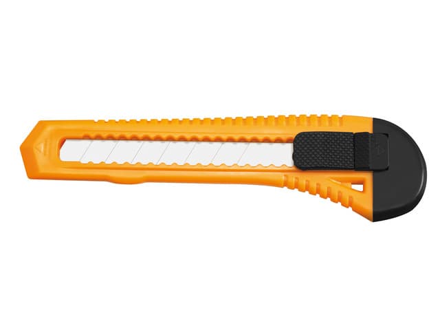 Snijmes Westcott Office 18mm met schuifsluiting oranje