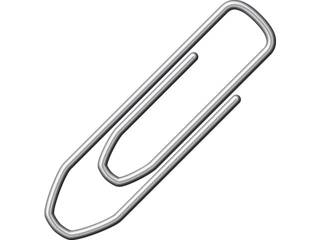 Paperclip Alco 26mm hoekig verzinkt 100stuk