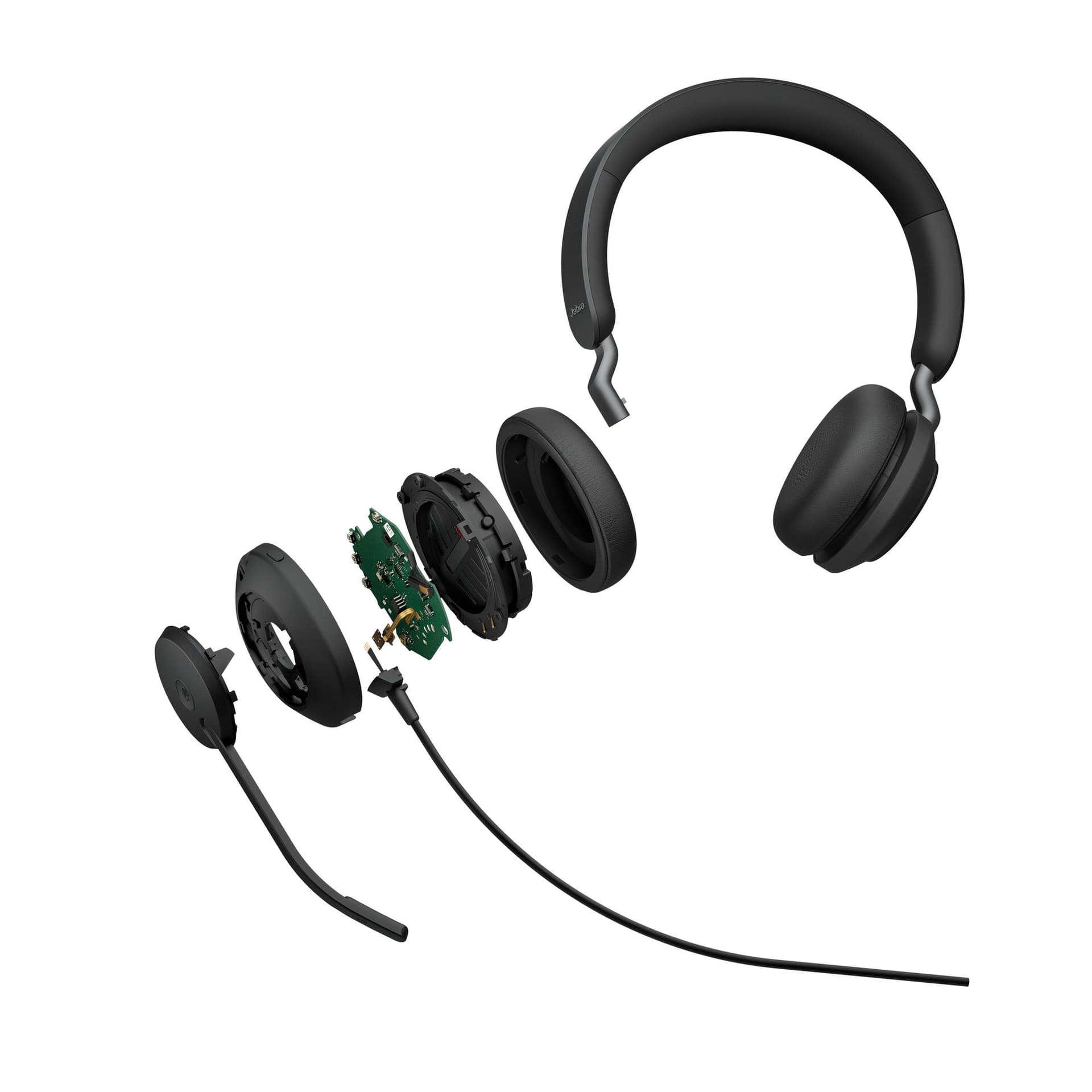 Headset Jabra Evolve2 40 SE USB C/A MS Stereo bedraad 2