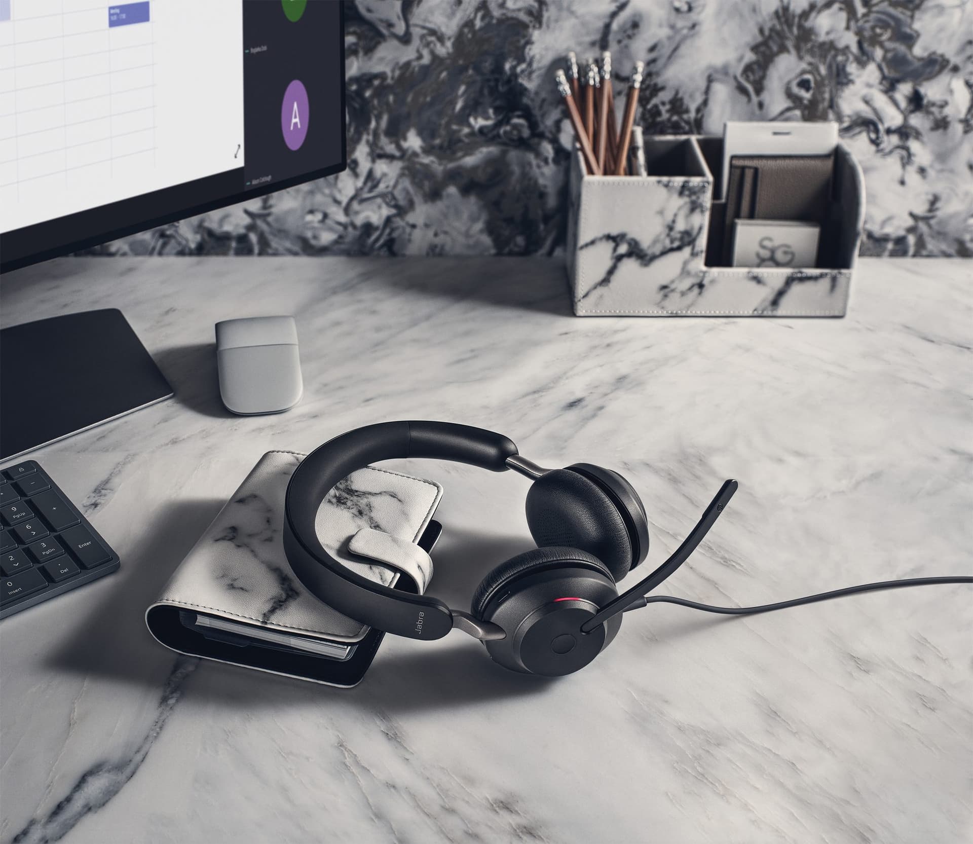 Headset Jabra Evolve2 40 SE USB C/A MS Stereo bedraad 3