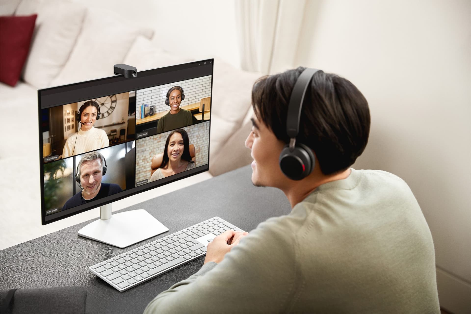 Headset Jabra Evolve2 65 Stereo MS USB-A Bluetooth draadloos 3