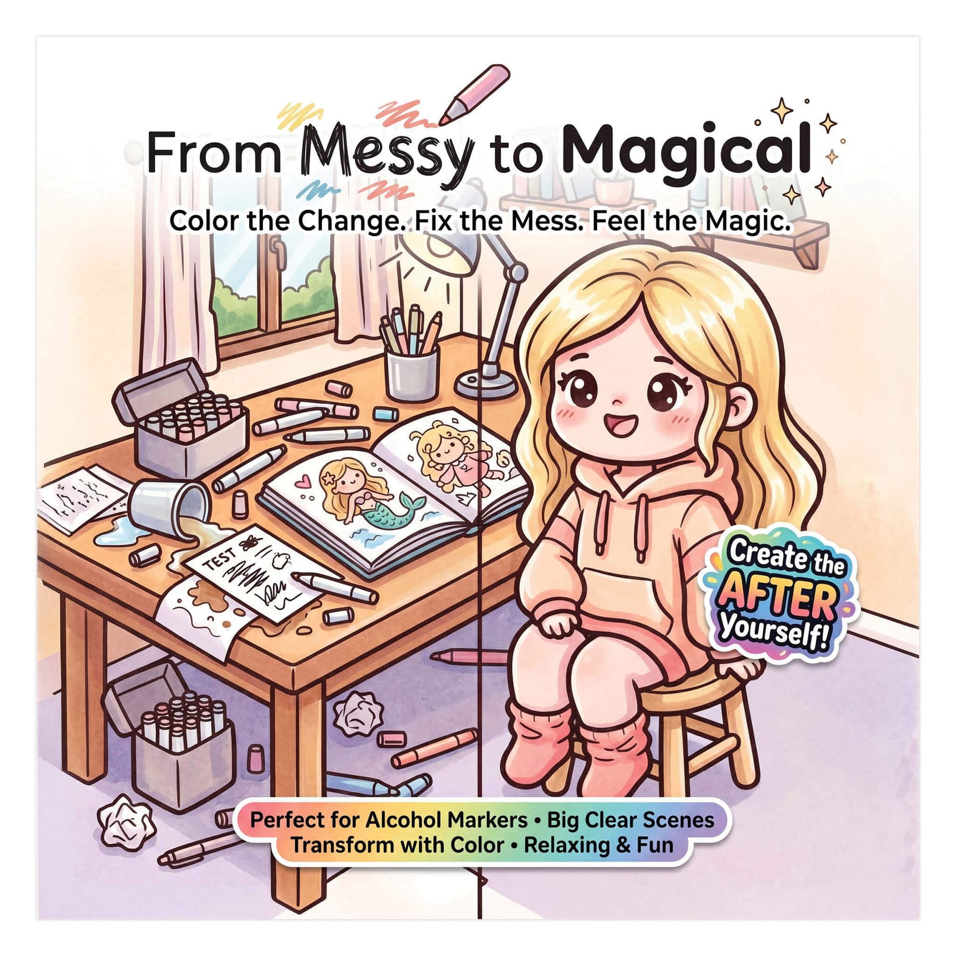 Kleurboek Cute Cozy From Messy to Magical 2