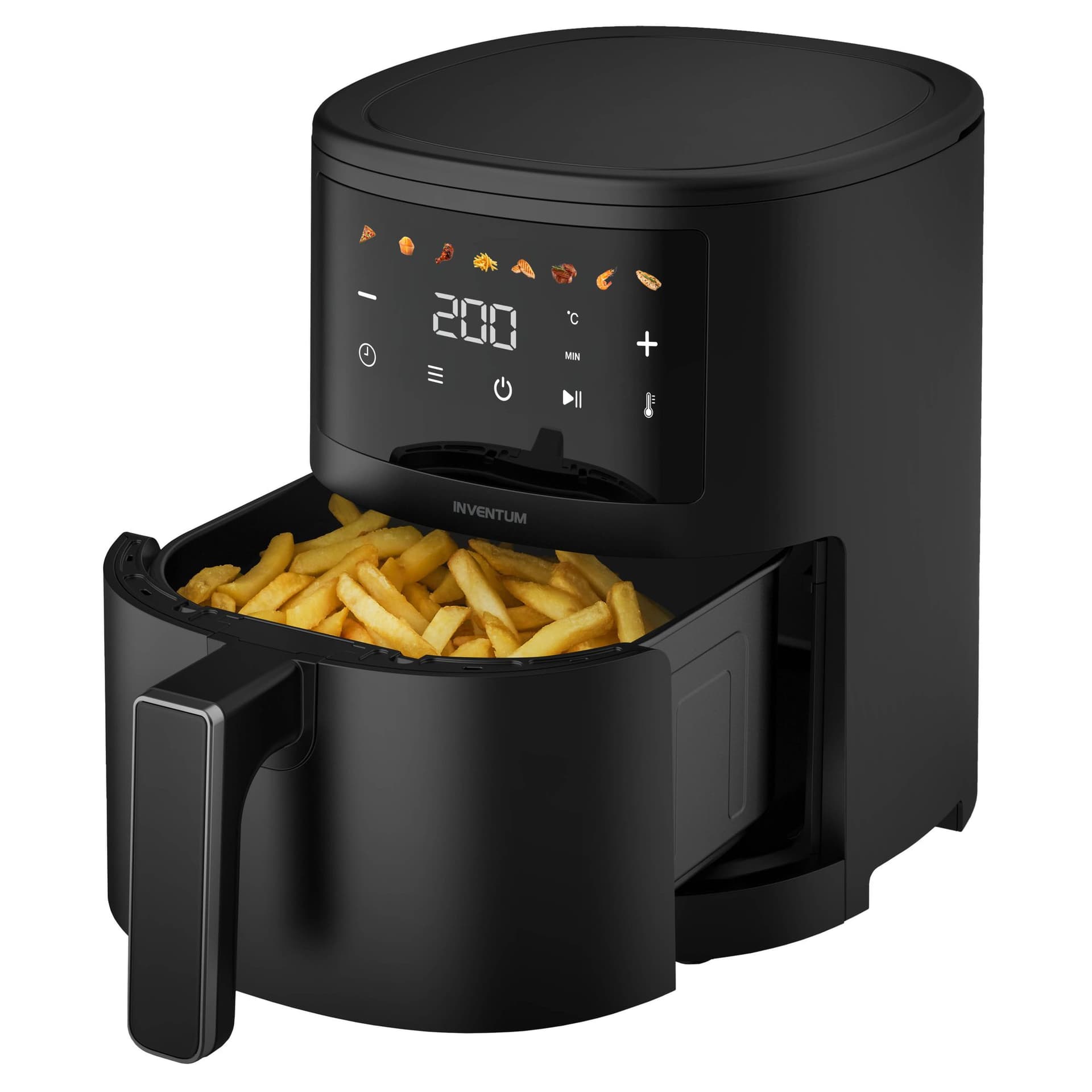 Airfryer Inventum 3.5 liter 1500 watt zwart 2