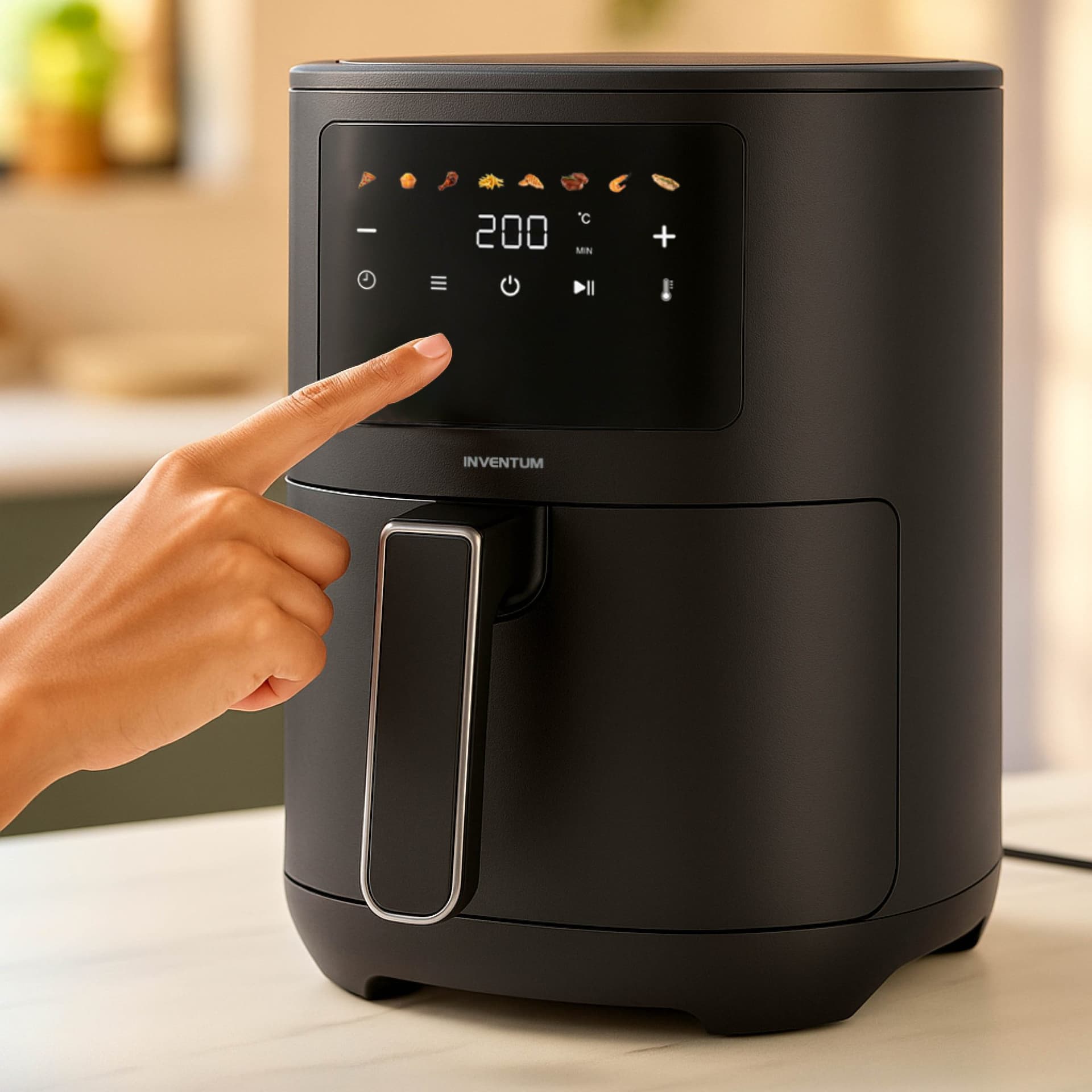 Airfryer Inventum 3.5 liter 1500 watt zwart 5